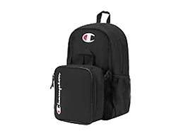 Champion Kids' Backpack & Lunch Box Set - School Bookbag with Laptop Compartment - One Size