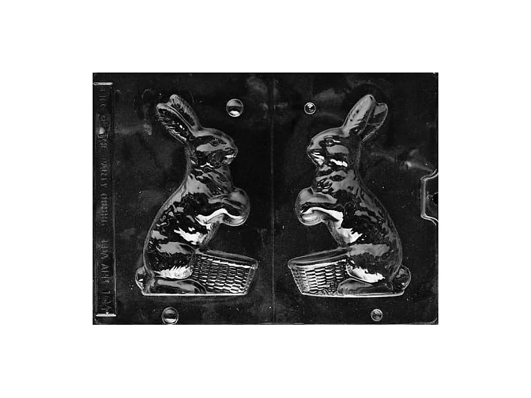 BUNNY WITH BASKET Mold