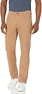 Amazon Essentials Men's Skinny Fit 5-Pocket Comfort Stretch Chino Pants, Khaki, 32W x 31L