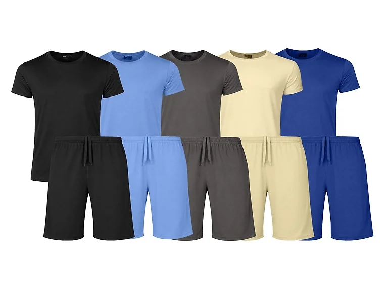 6Pc Mens Poly Tech Lounge Set