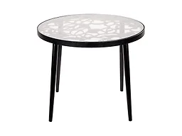 LeisureMod DT20BL Devon End Table Black