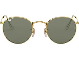 Ray-Ban RB3447 001/58 50 50-21-145 Ray-Ban RB3447 Round Metal Round Sunglasses Arista/Green Polarized 