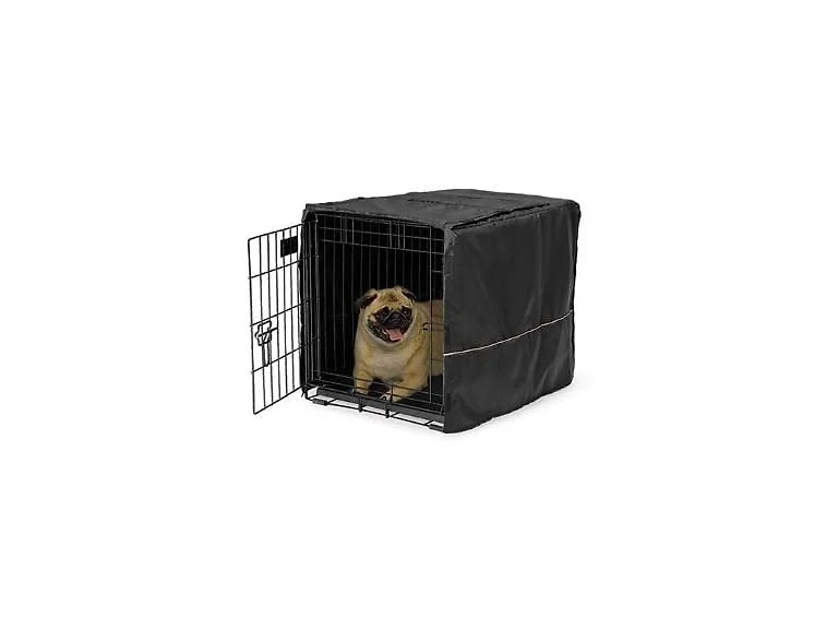 Midwest Quiet Time Pet Crate Cover Black 24.
