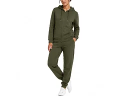 1-Pack Or 2-Pack Women's Loose Fit French Terry Hoodie & Jogger Set