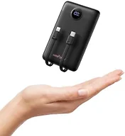 WeeFancy Mini 10000mAh Power Bank Built-In Cables