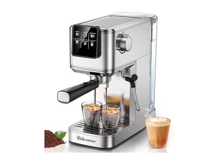 RELEXNOW Espresso Machine, 20 Bar