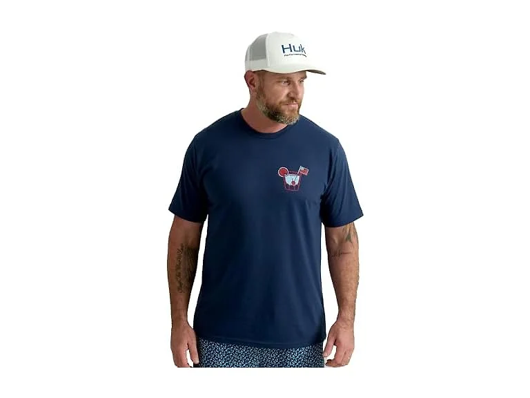 HUK Mens Short Sleeve Performance Tee