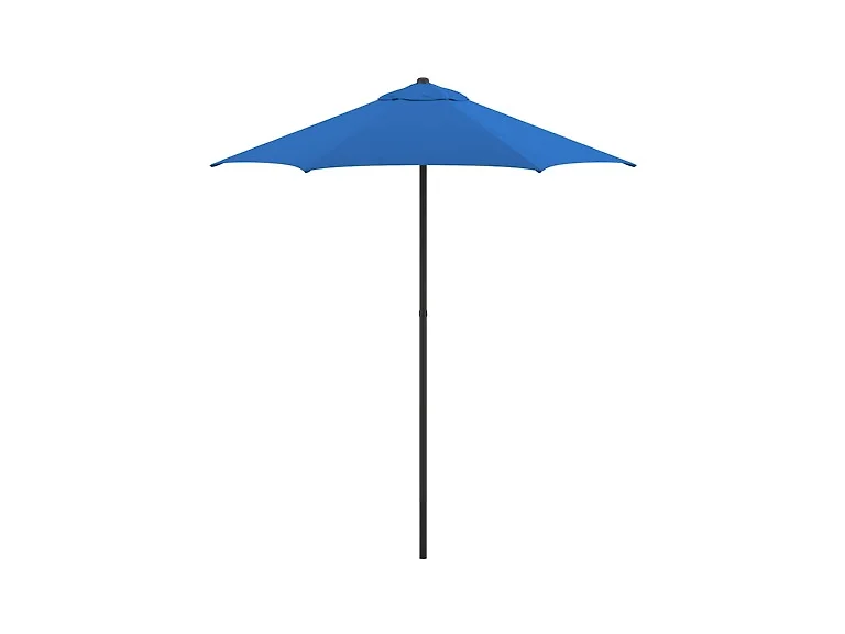 Astella 7.5' Steel Blue Push-button Tilt Patio Umbrella