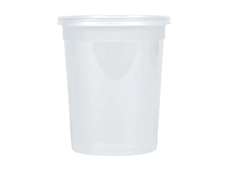 Deli Containers Combo - 32 oz, Plastic - Case of 240