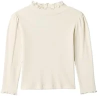 GAP Baby-Boys Longsleeve Scalloped Turtleneck, Ivory Frost, 6-12 Months