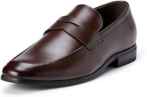 Amazon Essentials Men's Square Apron Toe Penny Loafer