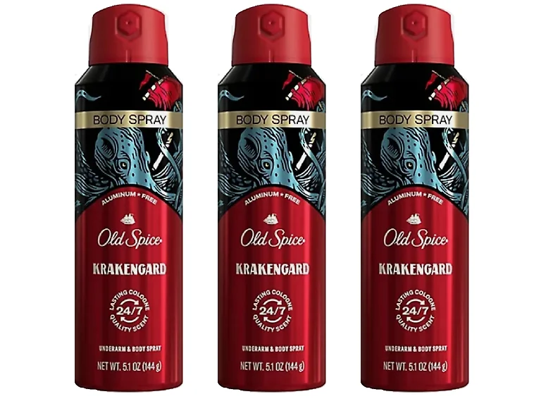 3PK Aluminum Free Underarm & Body Spray