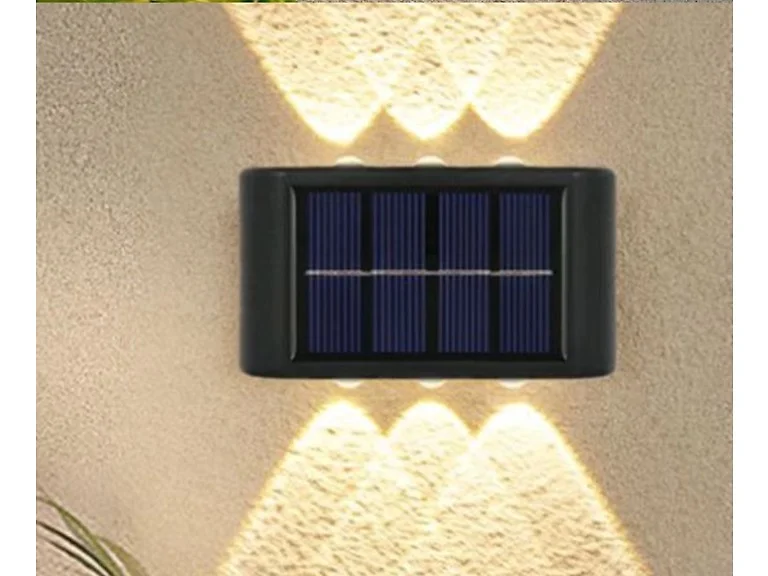 4-Pack Solar Wall Light Sconces