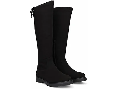 Goat Suede Stretch Tall Boots