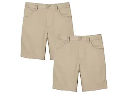 2-Pack Girl's Super Stretch Bermuda Shorts (Sizes, 4-20)