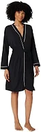 Amazon Essentials Women's Long Sleeve Robe, Modal-Blend Bathrobe, Black, XX-Large
