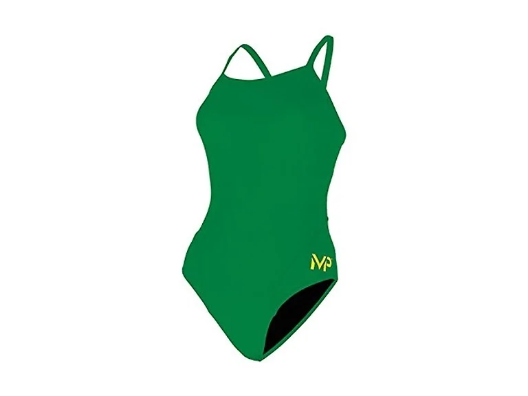 Michael Phelps Solid Mid Back Swimsuit