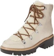 The Drop Women's Caleb Shearling Hiking Boot, Bone, 5.5