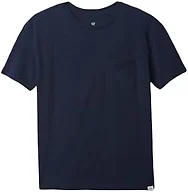 GAP Boys Pocket Crew T-Shirt Tapestry Navy M