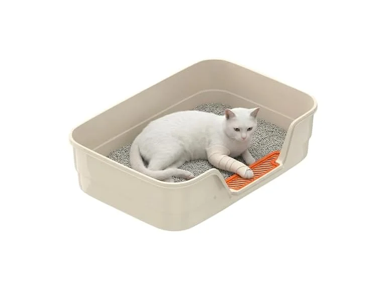 Suhaco Low Entry Litter Box