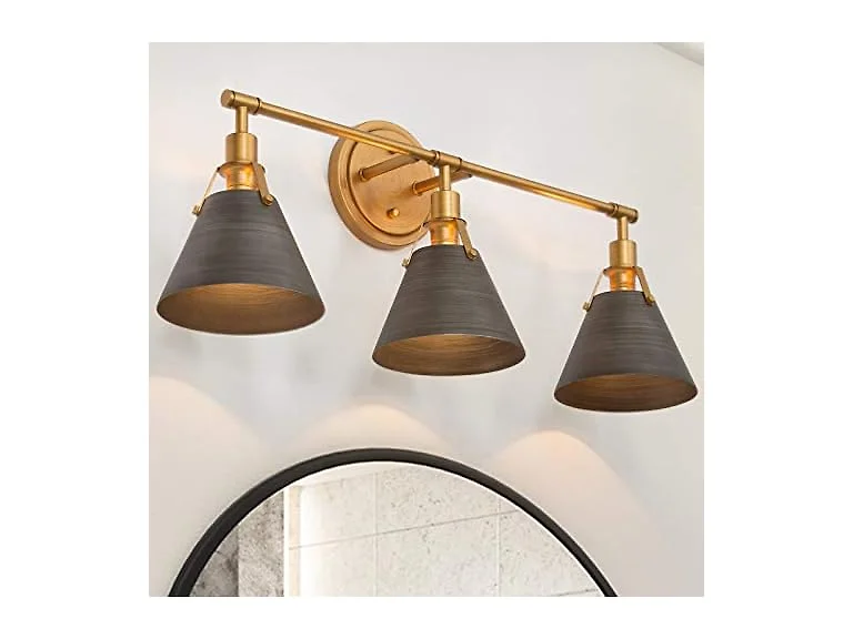 classy leaves Bathroom Light Fixture