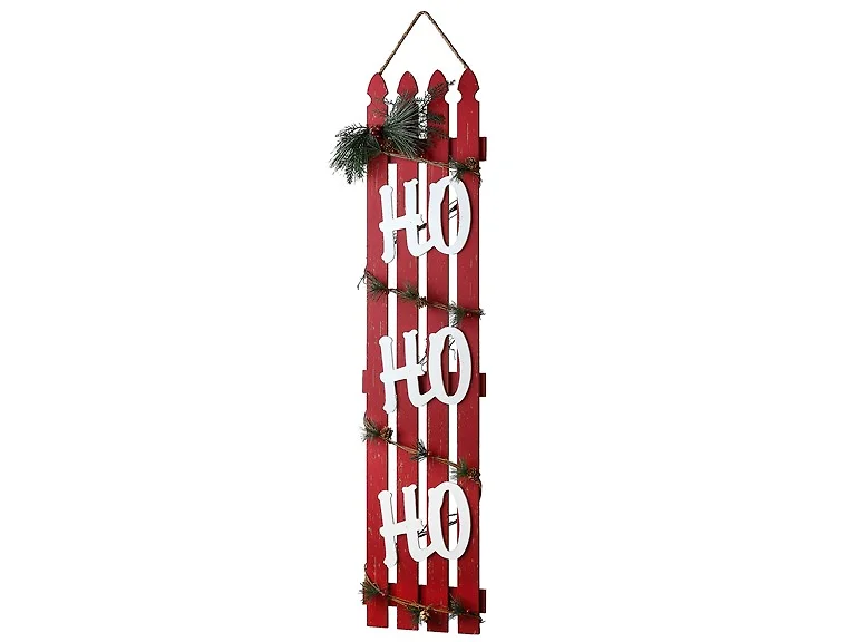 National Tree Company 47 in. Ho Ho Ho Wall Sign