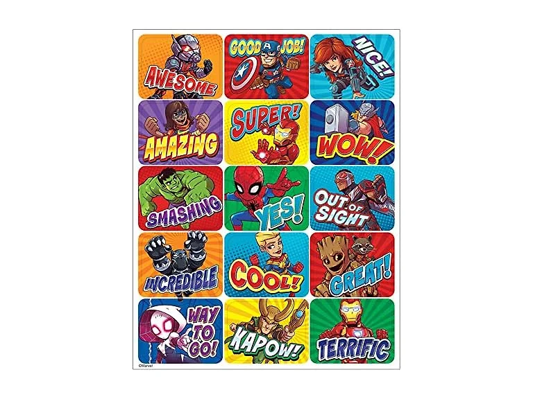 Eureka Marvel Super Hero Adventure Stickers - Success