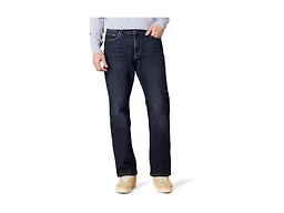 Amazon Essentials Men's Straight-Fit Bootcut Jean - Discontinued Colors, Dark Blue Vintage, 33W x 32L