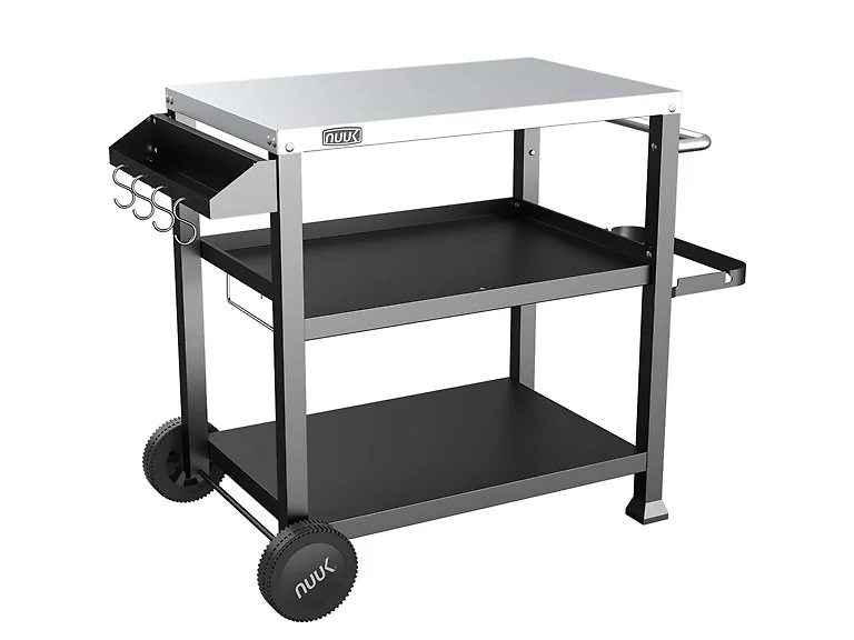 NUUK 3-Shelf Rolling Grill Cart, 20" x 32"