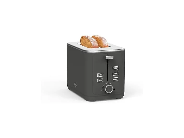 Martha Stewart 2-Slice Toaster Caviar Gray