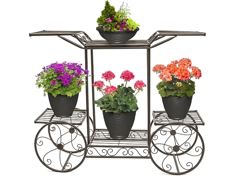 Sorbus 6 Tier Garden Cart & Flower Pot Display