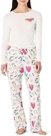 Amazon Essentials Harry Potter - DC Comics - Looney Tunes Women's Flannel Pajama Sleep Sets, Wonder Woman Toss, Medium
