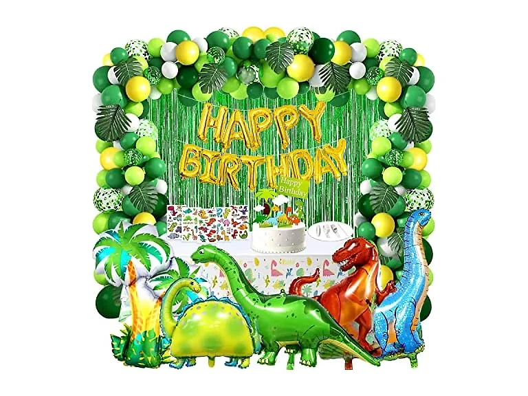 176pcs Dinosaur Birthday Party Décor