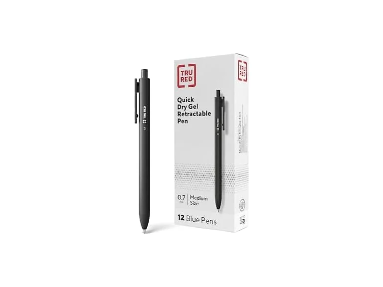 TRU RED TRU RED Retractable Gel Pens, Medium