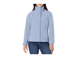 Amazon Essentials Women's Regular-Fit Packable Lightweight Waterproof Rain Jacket, Dusty Blue, X-Small