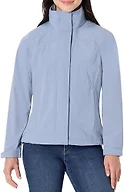 Amazon Essentials Women's Regular-Fit Packable Lightweight Waterproof Rain Jacket, Dusty Blue, XX-Large
