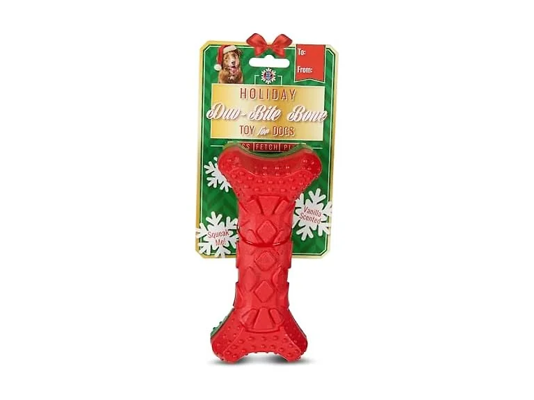 Bow Wow Pet Christmas Bone Dog Chew Toy