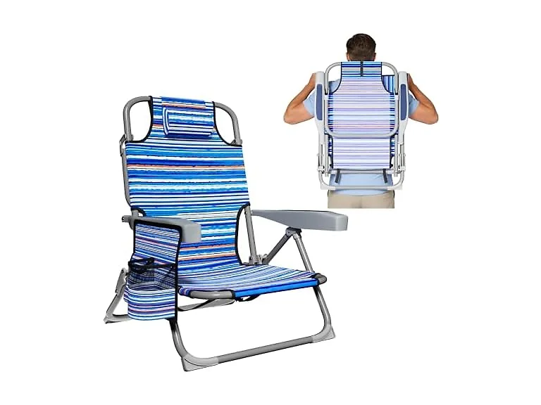 Beach Chair Lay Flat Folding Backpack Beach Chairs