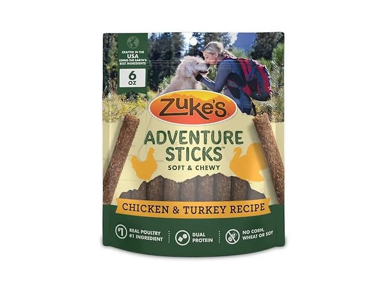 Zuke's Adventure Sticks Natural Dog Treats, 6oz Pouch