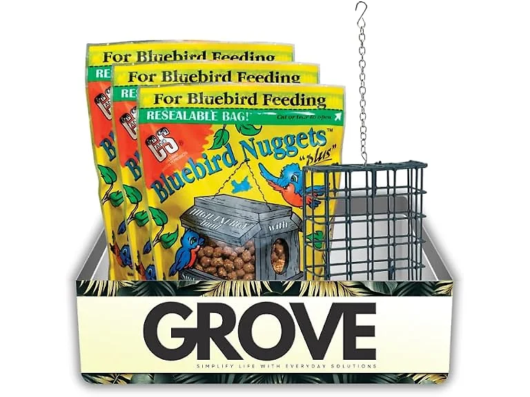 GROVE 3X C&S Bluebird Blueberry Suet Nuggets