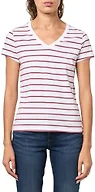 Dockers® Women's Favorite Tee V-Neck Slim Fit, Nevin Dry Rose, X-Large