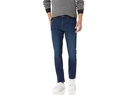 Amazon Essentials Men's Skinny-Fit Comfort Stretch Denim Jeans - Discontinued Colors, Sanded Indigo, 32W x 32L