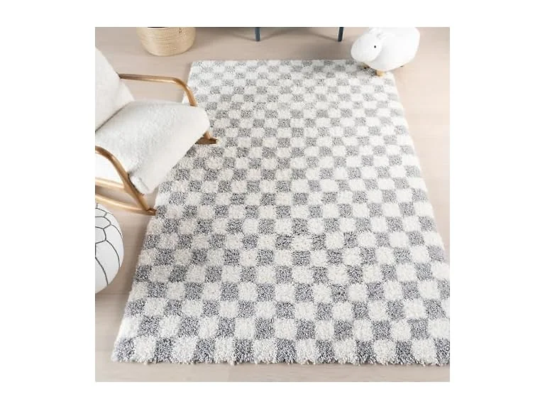 Nuloom Adelaide Checkered Shag 6'7x9