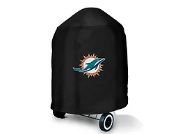 Logo Brands FWD-LGB-NFL-F947 NFL Team Kettle Grill Cover Miami Dolphins 