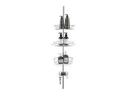 J&V Textiles 9-3601-CH Shower Caddy Corner Organizer 
