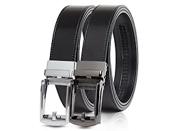 1, 2, 3-Pack Comfort Belt Mens Leather Ratchet Belt
