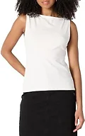 Amazon Essentials Women's Slim Fit Layering Tank, White, XX-Small