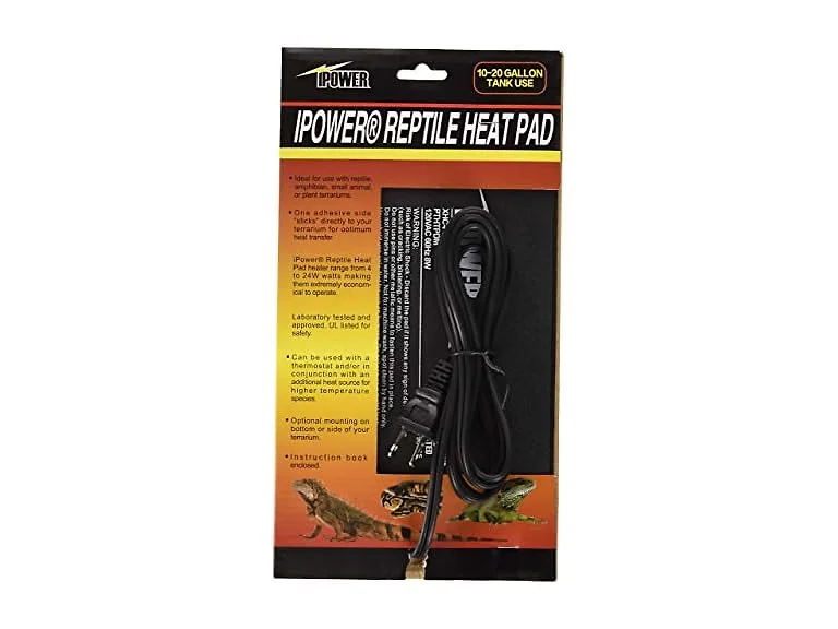 iPower Reptile Heat Pad 6X8" 8W Under Tank Warmer