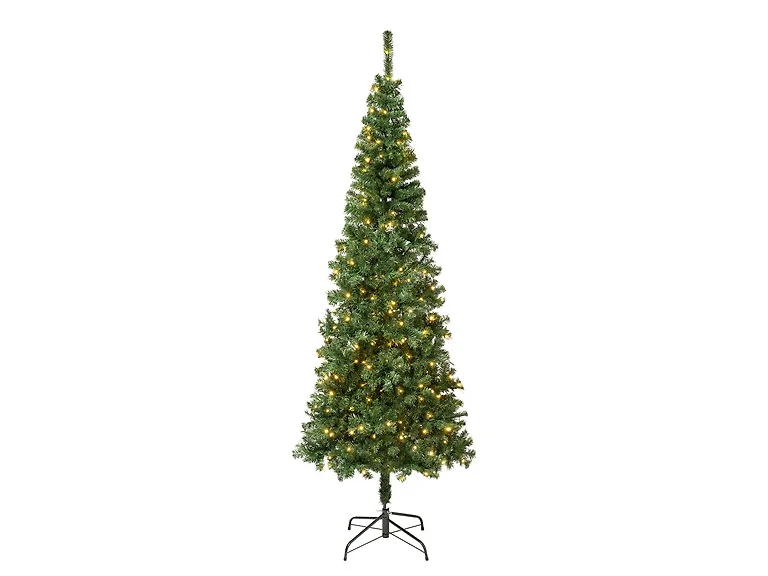 National Tree Company 7.5 ft. Pre-Lit Linden Spruce Slim Tree