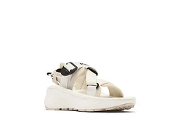 Columbia Women's Konos Elevate Strap Sandal, Sea Salt/Black, 11